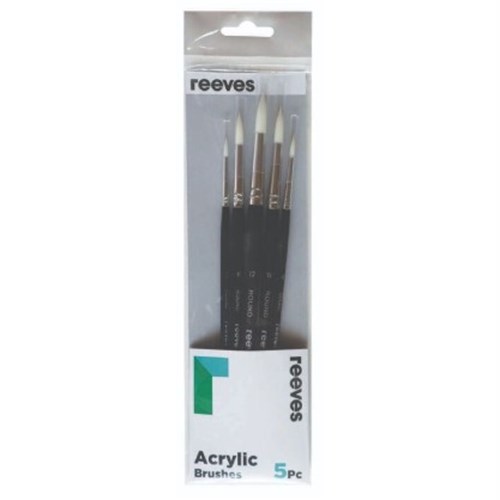 Revves Acrylic Burshes Set of 5